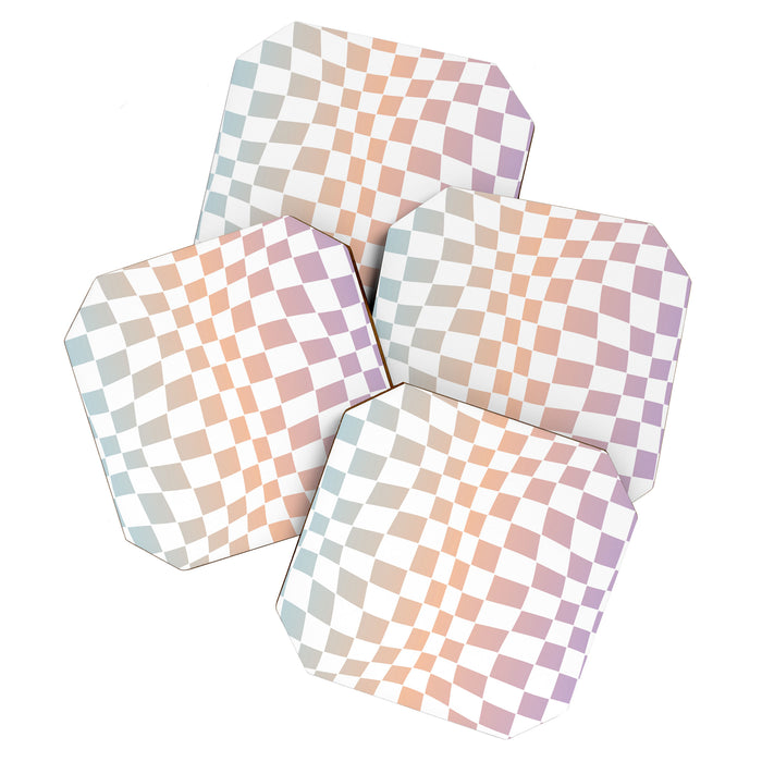 2014 gradient checked warp Coaster Gallery Image 1