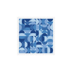 all cut up - blue pop palette Art Print Gallery Image 1