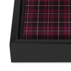 blackberry tartan Framed Canvas Print Gallery Image 3