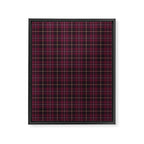 blackberry tartan Framed Canvas Print Gallery Image 6