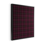 blackberry tartan Framed Canvas Print Gallery Image 2