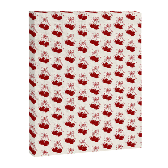 cherry coquette bows Canvas Print Gallery Image 1