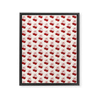 cherry coquette bows Framed Canvas Print Gallery Image 8
