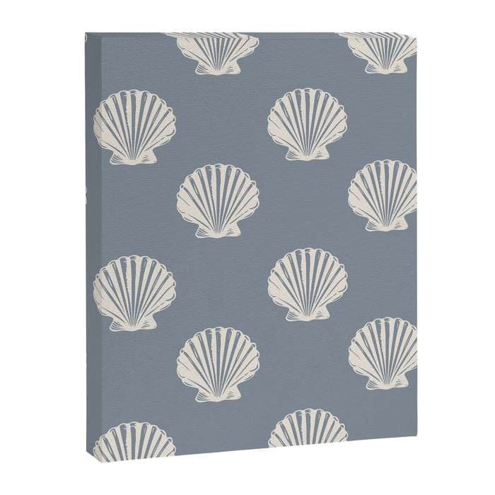 coastal scallop seashells Canvas Print Gallery Image 1