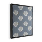 coastal scallop seashells Framed Canvas Print Gallery Image 2