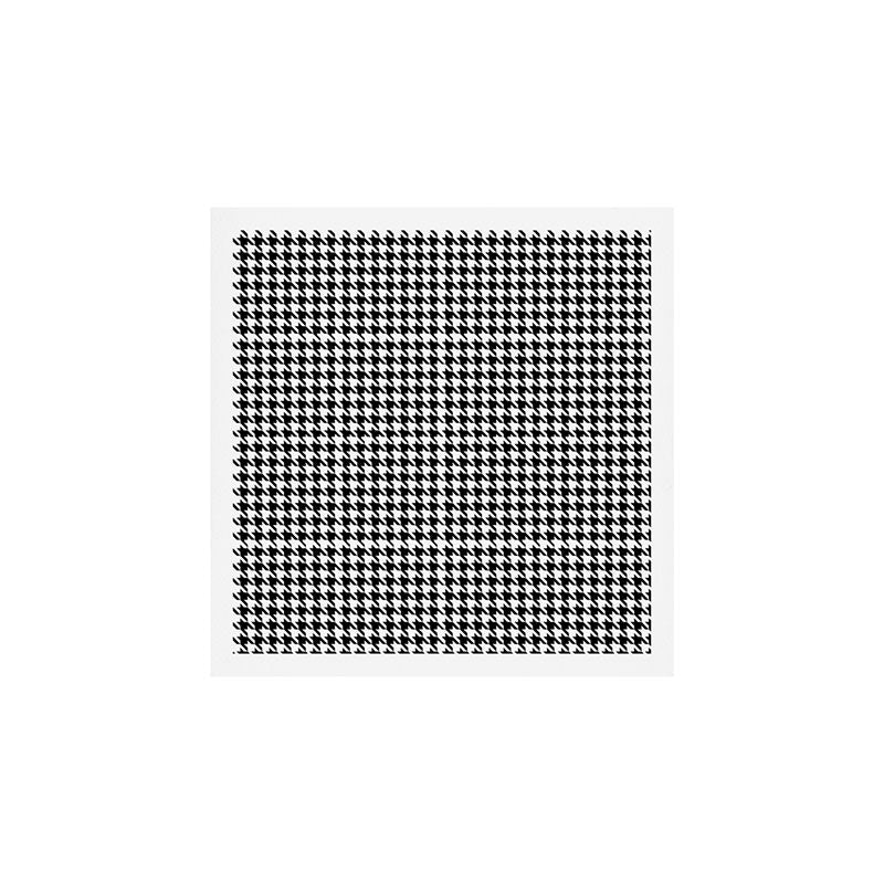 Houndstooth (black and white) Art Print Gallery Image 1