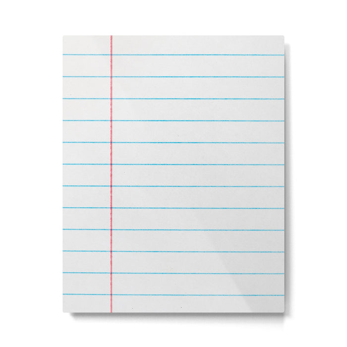 lined paper Metal Print Gallery Image 1