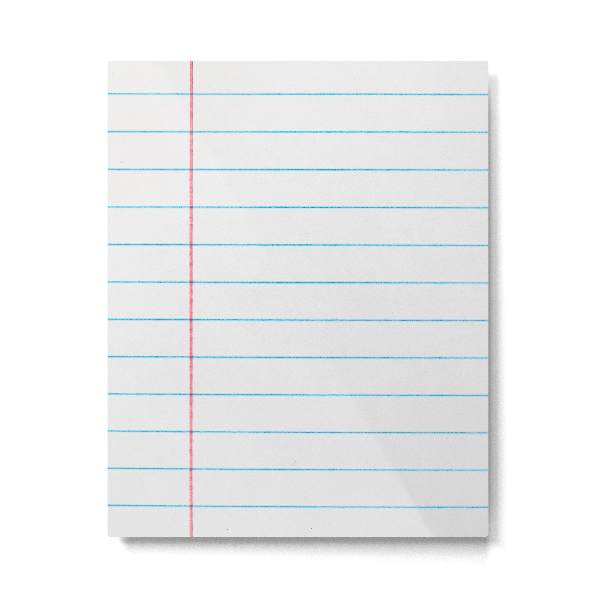 lined paper Metal Print Gallery Image 6