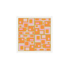 midcentury mod squares 70s tv set palette Art Print Gallery Image 1