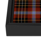 midge's tartan 4 Framed Canvas Print Gallery Image 3