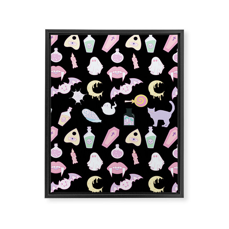 Pastel Goth Framed Canvas Print Gallery Image 8