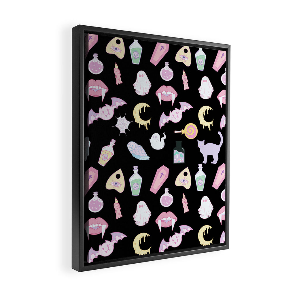 Pastel Goth Framed Canvas Print Gallery Image 2