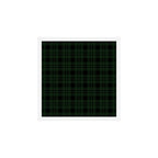 Plaid (Dark green) Art Print Gallery Image 1