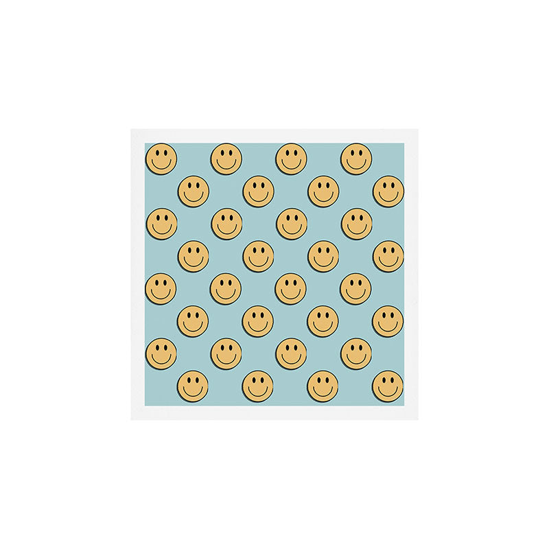 smiley face 90s Art Print Gallery Image 1