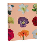 sunshine orange flower collage Canvas Print Gallery Image 8