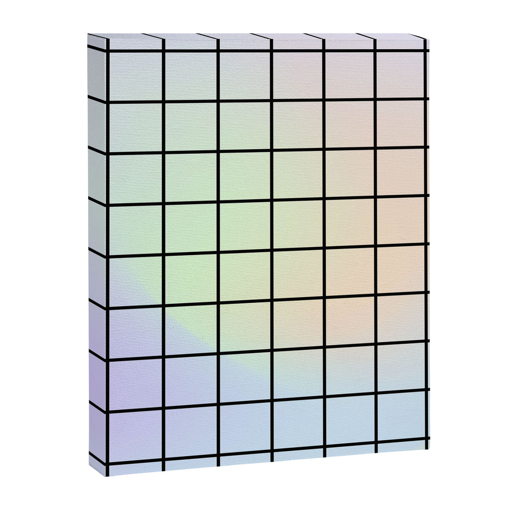 synthwave background grid Canvas Print Gallery Image 8
