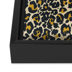 tan 00s leopard Framed Canvas Print Gallery Image 3