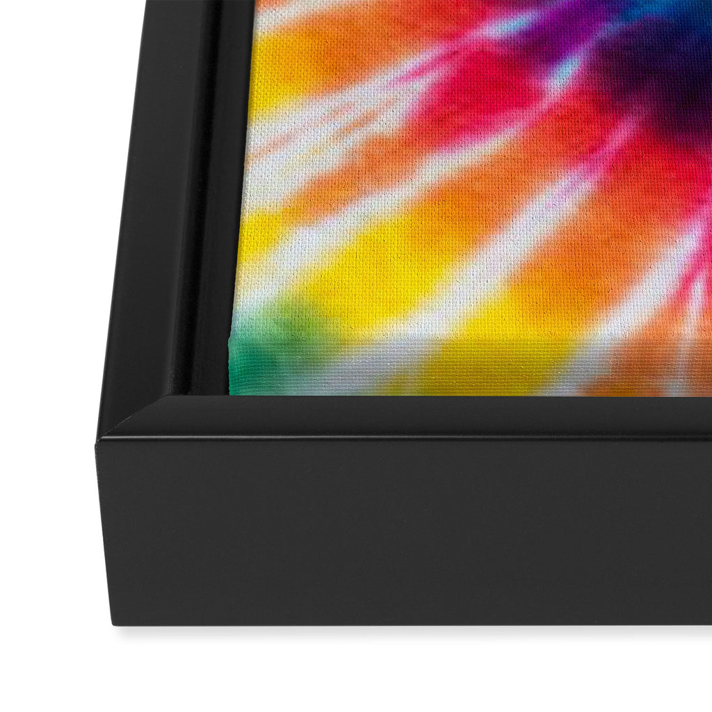 Tie Dye 2 Framed Canvas Print Gallery Image 3