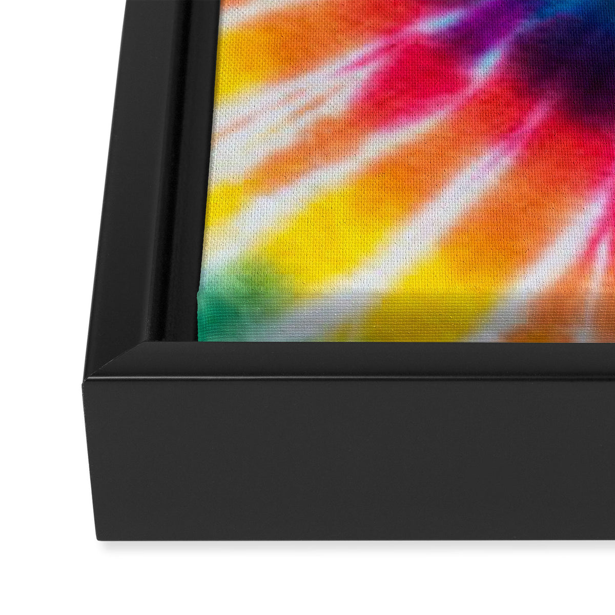 Tie Dye 2 Framed Canvas Print Gallery Image 3