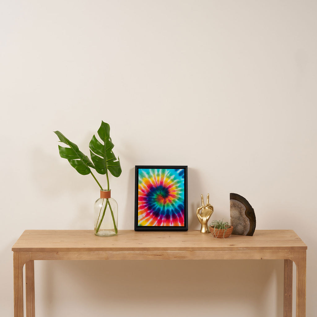 Tie Dye 2 Framed Canvas Print Gallery Image 4