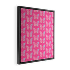 y2k pop super butterfly pink Framed Canvas Print Gallery Image 2