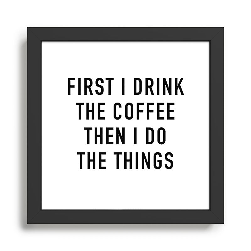 Coffee Framed Art Print Gallery Image 1