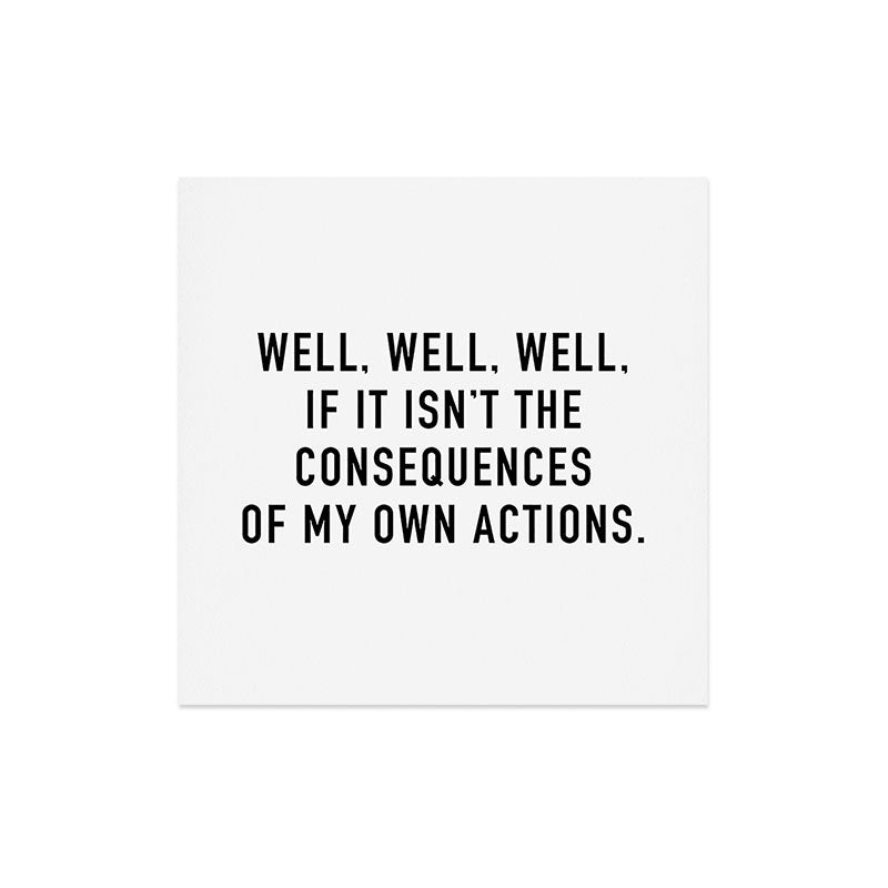 Consequences Art Print – Society6
