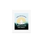 I'm Mostly Peace, Love And Light And A Little Go Fuck Yourself Funny Saying Art Print Gallery Image 1