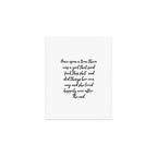 Once upon a time she said fuck this - pretty script Art Print Gallery Image 1