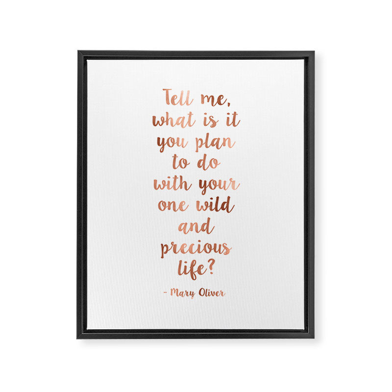 Wild and precious life Framed Canvas Print Gallery Image 8