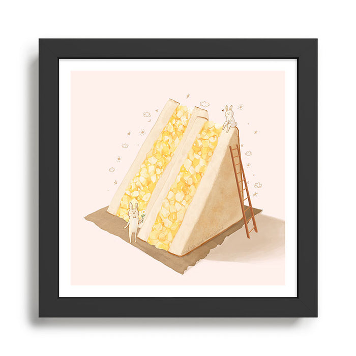 Egg Salad Sandwiches Framed Art Print Gallery Image 1