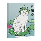 Lotus Cat Canvas Print Gallery Image 8