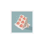 Strawberry Sandwiches Art Print Gallery Image 1