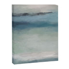 Dragons Teeth Maui - Abstract Painting, Light Blue, Teal, Sage Green Prints Modern Wall Art Canvas Print Gallery Image 3