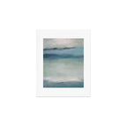 Dragons Teeth Maui - Abstract Painting, Light Blue, Teal, Sage Green Prints Modern Wall Art Art Print Gallery Image 1