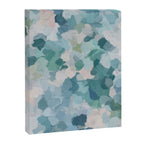 Flowers in the Wind II - Mint Green Sky Blue Teal Blush Pink Abstract Nature Nature Painting Art Canvas Print Gallery Image 6
