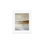 Sienna Horizon II - Neutral Brown Gray Abstract Nature Coastal Landscape Art Print Art Print Gallery Image 1
