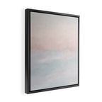 Soothing Seas III - Soft Pink Blue Sunrise Horizon Ocean for Nursery Abstract Coastal Painting Art Framed Canvas Print Gallery Image 2