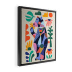 Black bear Framed Canvas Print Gallery Image 2