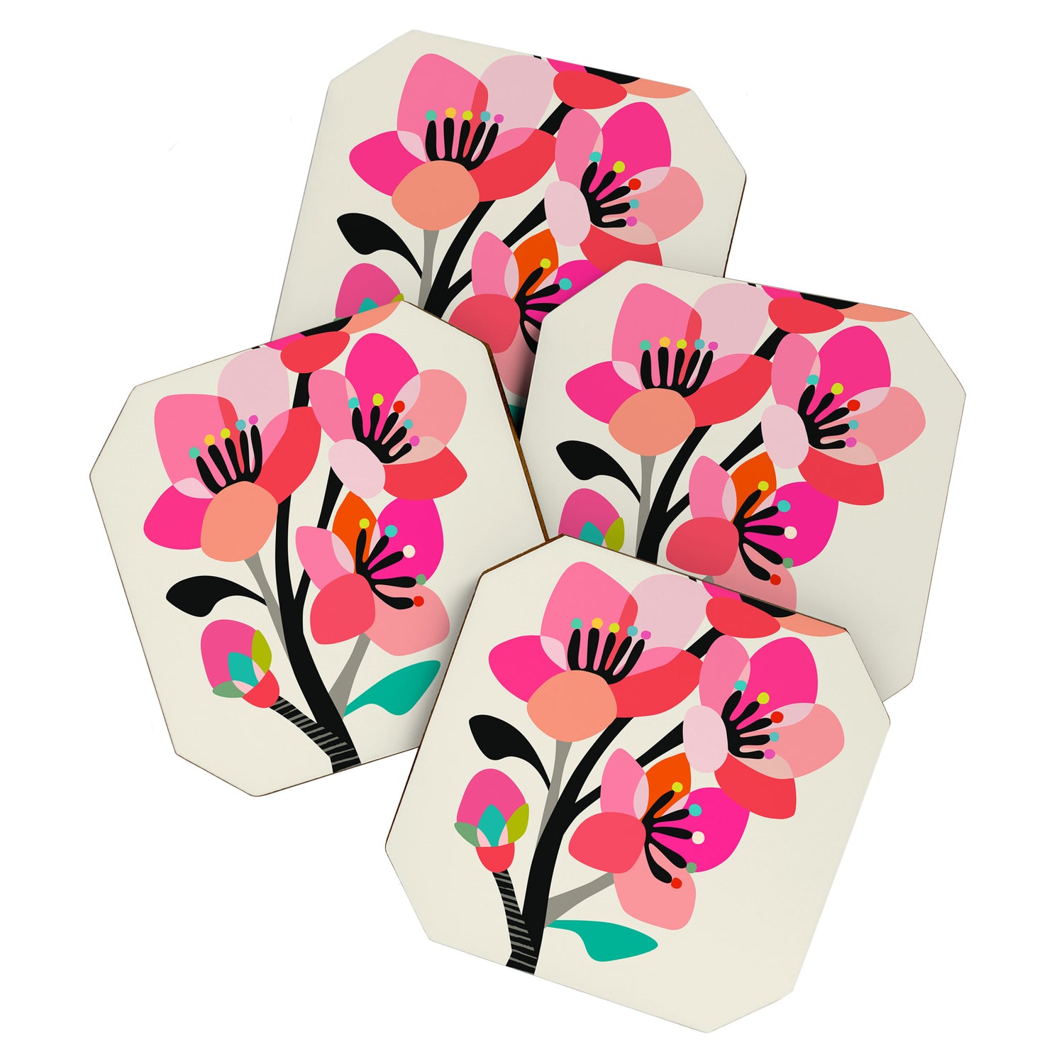 Cherry Blossoms Coaster Gallery Image 1