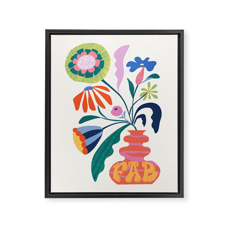 Flower market Framed Canvas Print Gallery Image 6
