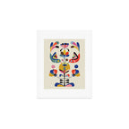 Hummingbirds & Flowers Art Print Gallery Image 1