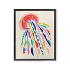 Little Jellyfish Framed Canvas Print Gallery Image 6