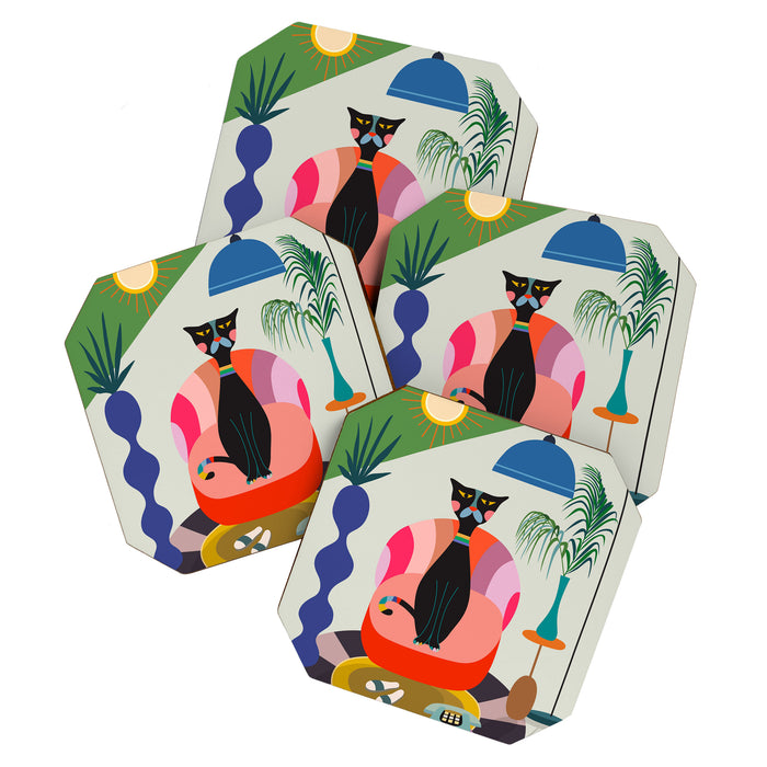 MCM Black Cat Coaster Gallery Image 1