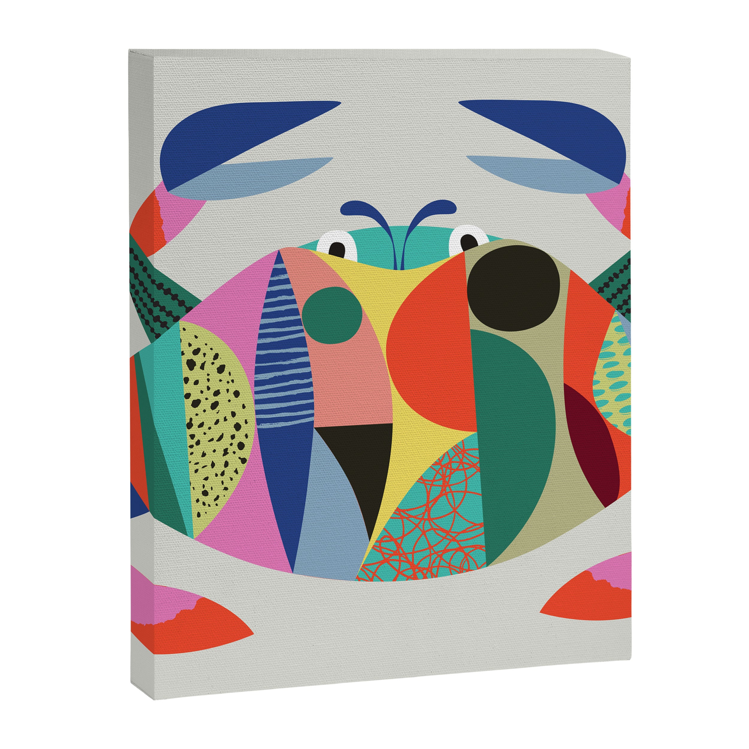 Mid Century Crab Canvas Print Gallery Image 6
