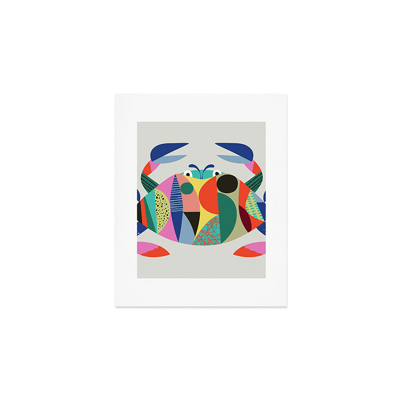 Mid Century Crab Art Print Gallery Image 1