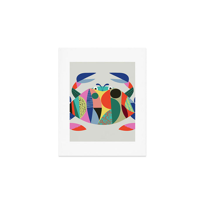Mid Century Crab Art Print Gallery Image 1