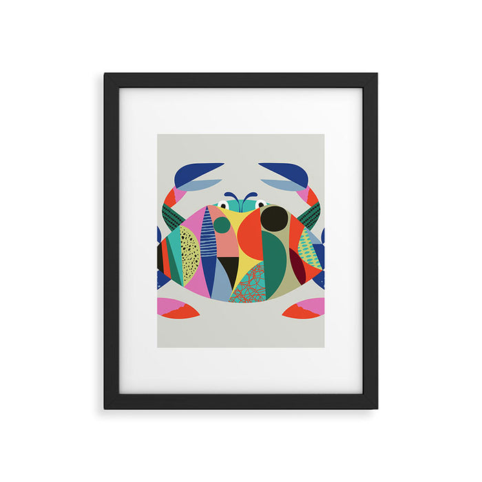 Mid Century Crab Framed Art Print Gallery Image 1