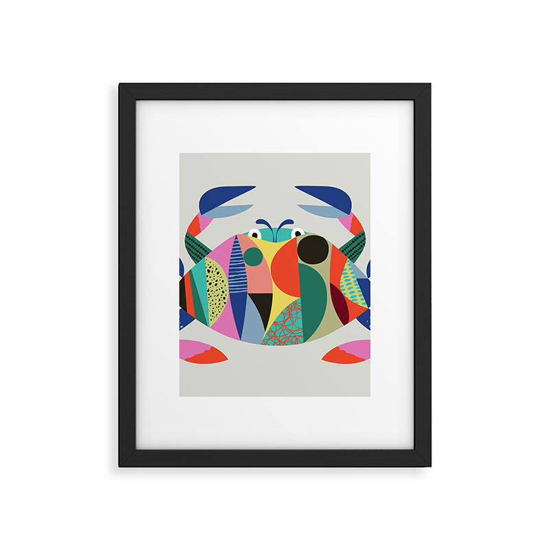 Mid Century Crab Framed Art Print Gallery Image 5