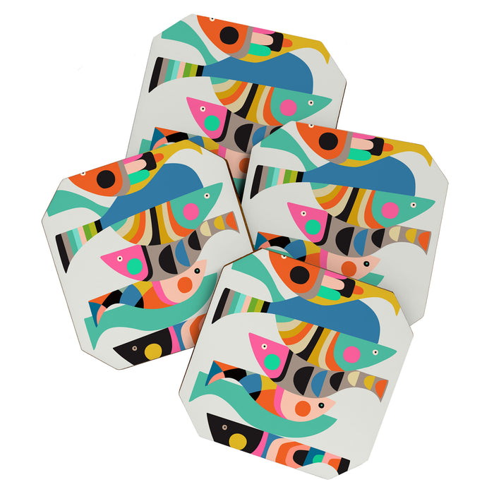 Mid Century fish Coaster Gallery Image 1